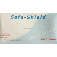 Рукавички латексні Safe-Shield нестерильні (розмір М), 50 пар
